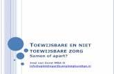 Symposium Wijkverpleegkundige en het sociale wijkteam - Presentatie José van Dorst