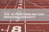 Seminar 'Hoe te presteren met een prestatiecontract?': Eric Oosterkamp