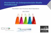 Idea Consult - onderzoeksresultaten West-Vlaanderen 21-01-2015