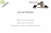 Social media   algemene presentatie - 29022012