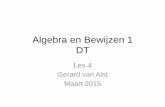 Algebra en bewijzen 1415 les4 gv alst