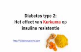 Diabetes type 2- Kurkuma en Insulineresistentie