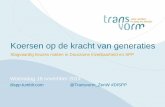 Kennissessie Gerard Evers: Strategisch reorganiseren - Symposium Koersen op de kracht van generaties