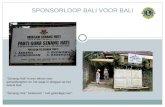 Sponsorloop Fluvium Bali voor Bali