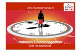 Timemanagement training voor medewerkers
