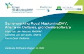 DSD-NL 2014 - iMOD Symposium - 5. Samenwerking Royal HaskoningDHV Alterra en Deltares, Mark van den Heuvel, Royal HaskoningDHV