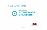 Start-up Talk 10 februari 2014 Brugge