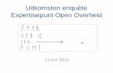 2014-06-12 Definitieve uitkomsten enquête Expertisepunt Open Overheid