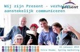 Verhalen aanstekelijk vertellen - workshop Stichting Present