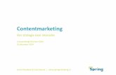 Contentmarketing: van strategie naar interactie