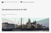 Studiekeuzecheck in SIS - Obe van der Klei - HO-link 2015