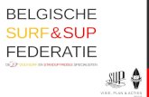 Belgische Surf & Sup Federatie: visie, plan en acties 2015