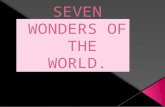 Seven wonders