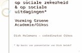 Dirk Holemans - Een groene kijk op sociale zekerheid en sociale uitdagingen