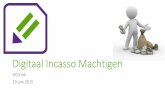 Digitaal Incasso Machtigen - Heleen Huijnen - HO-link 2015