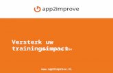 Presentatie app2improve Next Learning 2014 Den Bosch