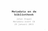 Metadata en de bibliotheek