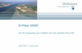 DSD-NL 2015, SOBEK 3 Gebruikersbijeenkomst, 2 D-Flow 1D2D