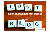Zakelijk bloggen met succes
