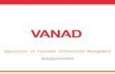VANAD Bedrijfspresentatie (kort)