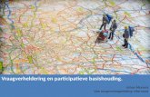 Vraagverheldering en participatieve basishouding