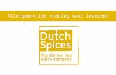 Dutch Spices - Allergeenvrije voeding
