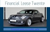 Financial lease twente mini cooper coupe