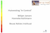 Huisvesting in control (wiljan jansen en hanneke kohlmann)