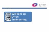Maak kennis met Orion Engineering