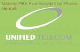 Unified Telecom Mobiele PBX met iPhone