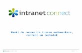 Bedrijfspresentatie Intranet Connect
