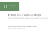 De brand & user experience alliantie