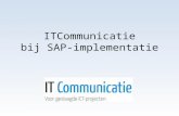 SAP-implementatie communicatie