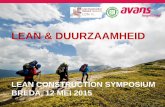 Introductie Emile Quanjel Lean Construction Symposium 2015