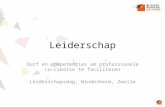 20140415 Publiek leiderschap:  durf en competenties om professionele co-creatie te faciliteren