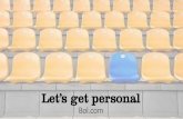 Bol.com Lets get Personal