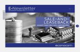 Econocom newsletter - sale and lease-back