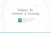 ABN AMRO - Always On Content & Dialoog