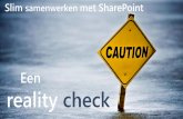 SharePoint  - een reality check (Charlotte van Hout - VX Company)