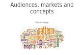 MMD - audiences, markets and concepts