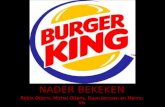 Merkanalyse Burger King Robin, Daan, Menno en Michel