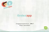 Order.app stagepresentatie