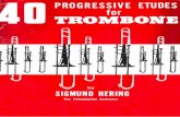 S.hering-40 Progressive Trombone Etudes