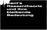 Kant's Rassentheorie Theodor Elsenhans
