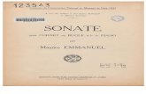 Cornet Sonata, Op.29 (Emmanuel, Maurice) TROMPETA