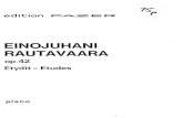 Rautavaara - Six Etudes, Op. 42 (1972)