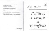 Max Weber. Politica o Vocatie Si Profesie.pdf