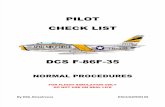 Checklist F 86F 35