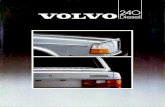 Volvo 240 Diesel 1983 Dutch NL Brochure