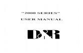 D&R 2000 Series Manual